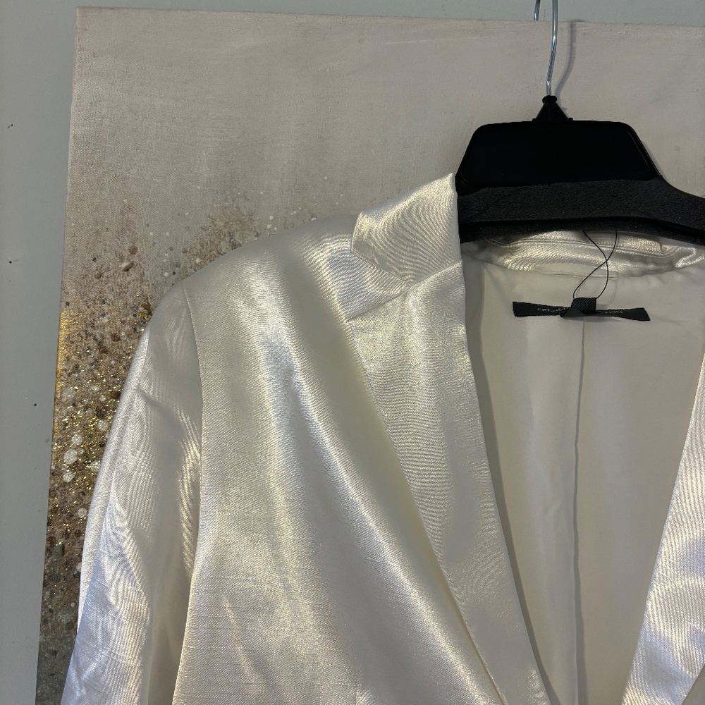 French Connection Satin Blazer (NWT) - Picture 4 of 14